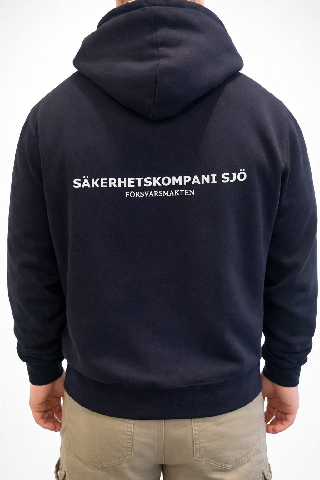 Hoodie Marinblå
