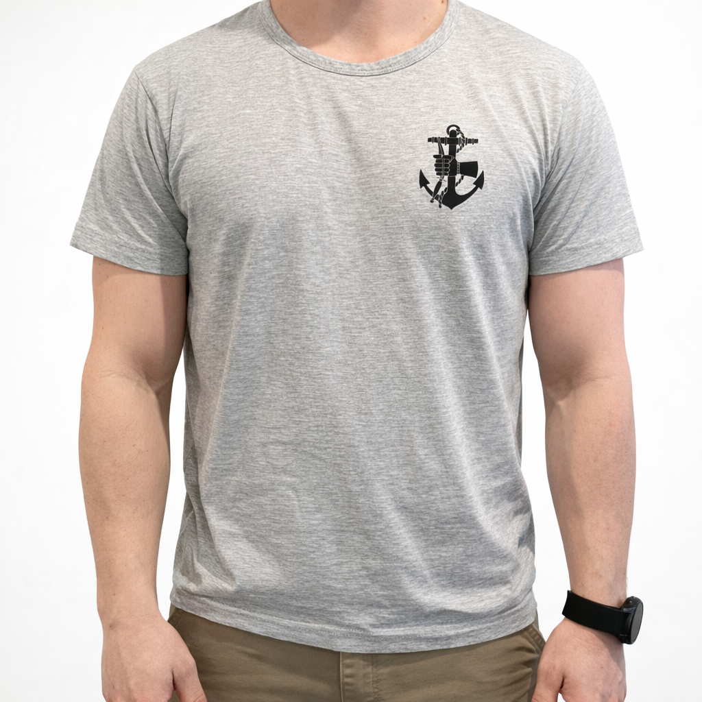 T-shirt Skeletthund